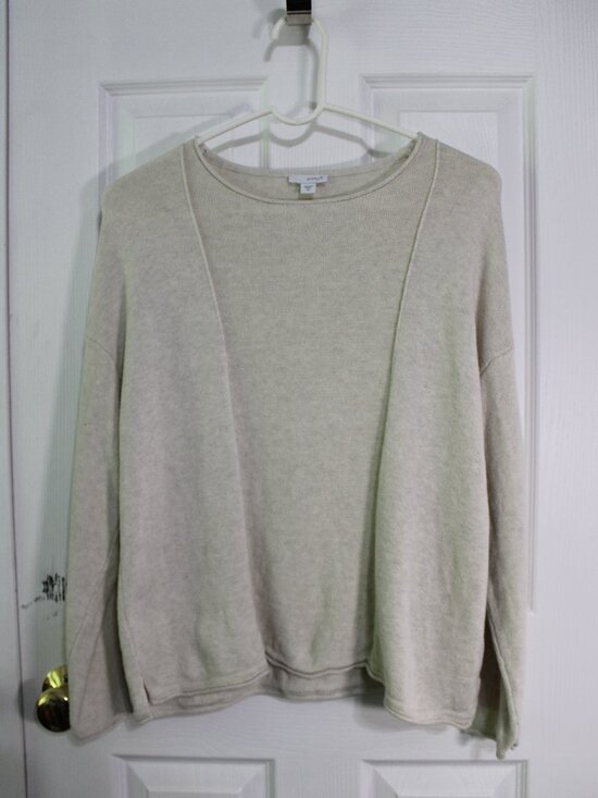 Pure Jill Tops - Pure Jill Women's Cotton-Cashmere Blend Long Sleeve Sweater